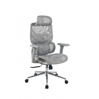 Кресло офисное TopChairs Structo серая сетка STOOL GROUP