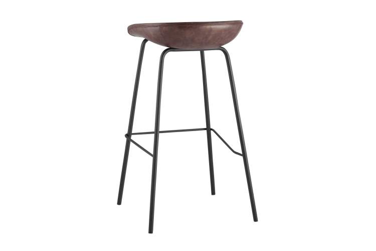 Стул барный Beetle Lite PU коричневый-3
