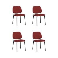 Комплект стульев Стул обеденный Patrys бордовый шенилл 4 шт. STOOL GROUP