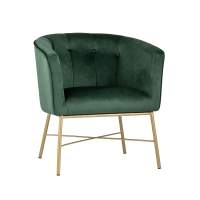 Кресло Шале велюр зеленый