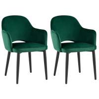 Стул Венера велюр изумрудный 2 шт