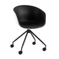 Кресло офисное LIBRA NL экокожа белый