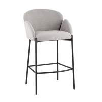 Стул барный Melia светло-серый
