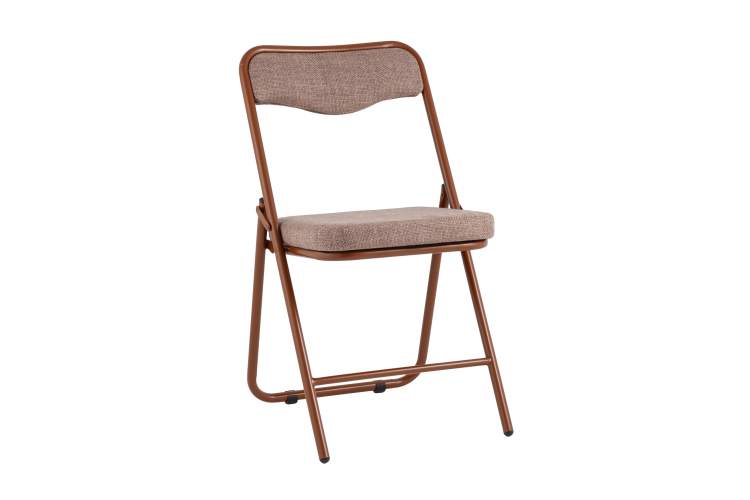 Стул складной Джонни рогожка капучино каркас капучино