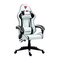 Кресло спортивное TopChairs Shadow бело-черный