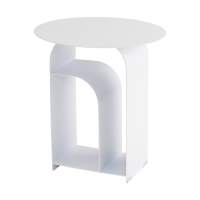 Журнальный столик Arwel металл белый