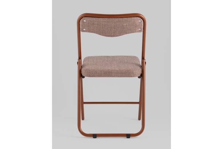 Стул складной Джонни рогожка капучино каркас капучино-4