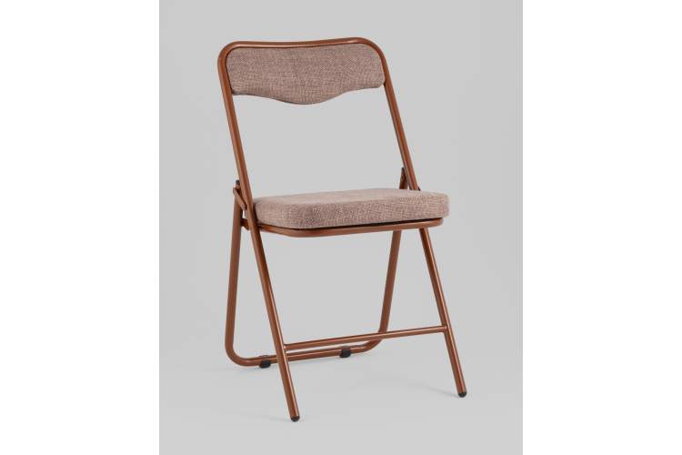 Стул складной Джонни рогожка капучино каркас капучино-1