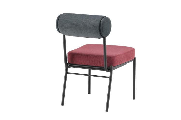 Стул обеденный Ponpoun тёмно-серый бордо-4