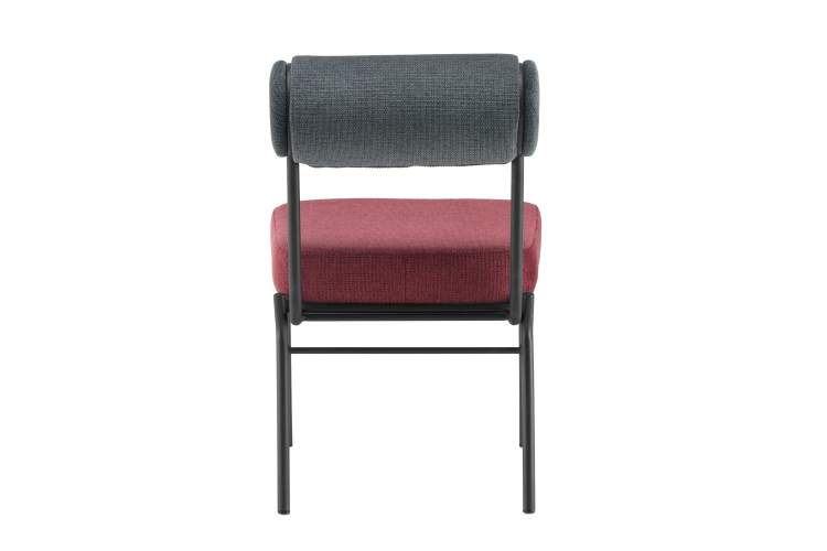 Стул обеденный Ponpoun тёмно-серый бордо-5