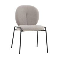 Стул Моллек букле светло-серый