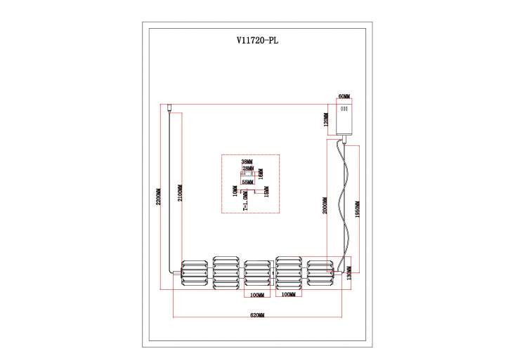Светильник подвесной светодиодный Moderli V11720-PL Prismique-5