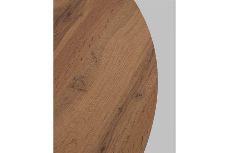 Стол круглый Стивенсон D120 столешница HPL дуб вотан-7