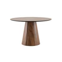 Стол круглый Стивенсон D120 столешница HPL дуб вотан