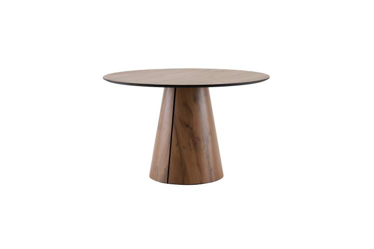 Стол круглый Стивенсон D120 столешница HPL дуб вотан