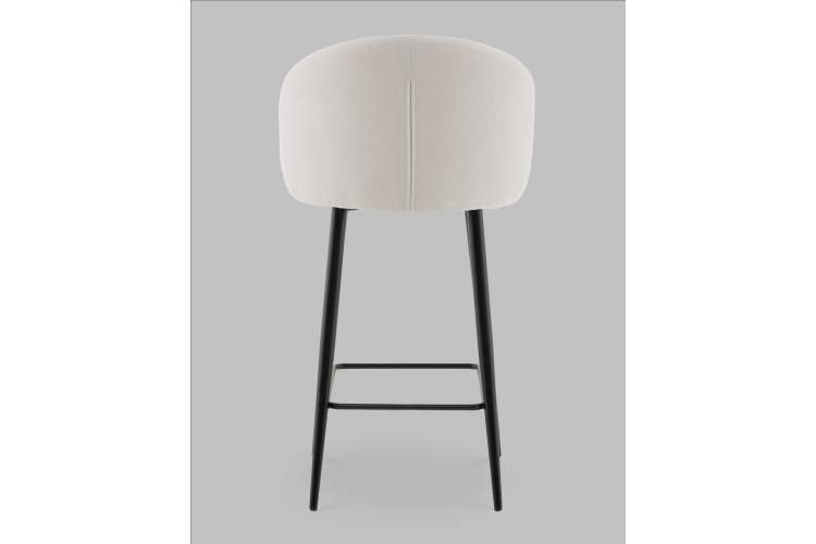 Стул полубарный Ханнингем велюр жемчужный-3