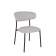 Стул обеденный Ayla светло-серый 2 шт.