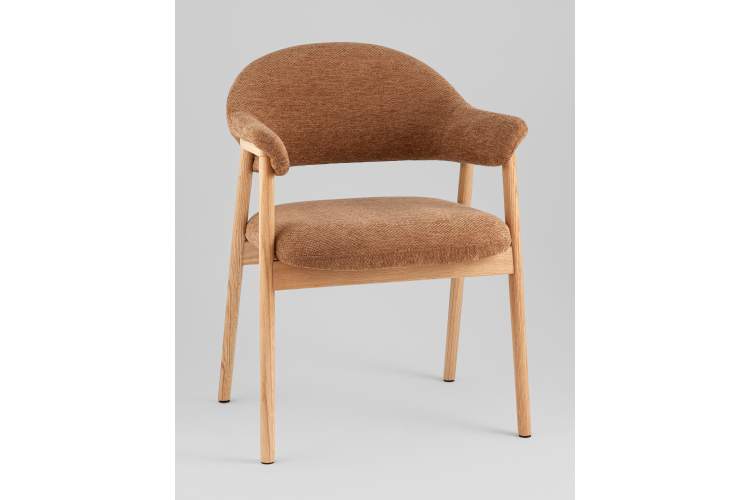 Стул обеденный Tavu с деревянными ножками терракотовый-1