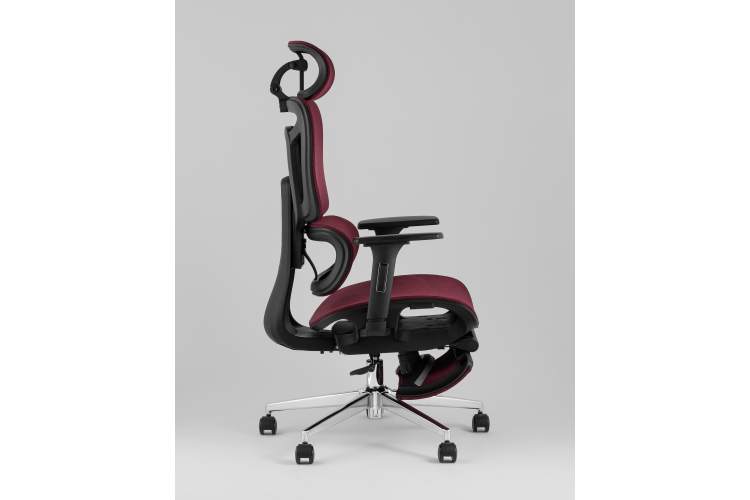 Кресло офисное TopChairs Nimbus бордовый-3