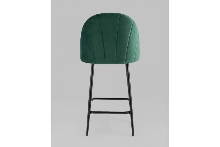 Стул полубарный Логан SN велюр зелёный-4