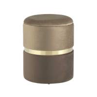 Пуф Кэрри с ящиком шенилл коричневый