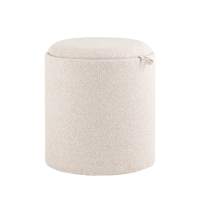 Пуф-столик с ящиком Хюгге S букле бежевый