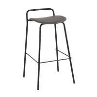 Стул барный Mantis экокожа темно-серый Стул барный Mantis экокожа темно-серый