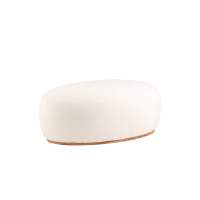 Пуф Полли XL тедди белый