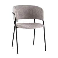 Кресло Нэлли New, букле светло-серый