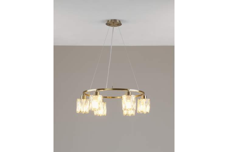 Люстра подвесная Moderli V11684-6P Prismique-2