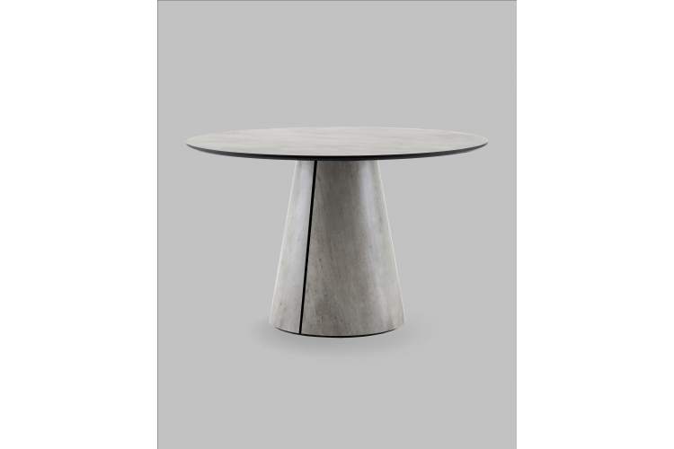 Стол круглый Стивенсон D120 столешница HPL метрополитан-1