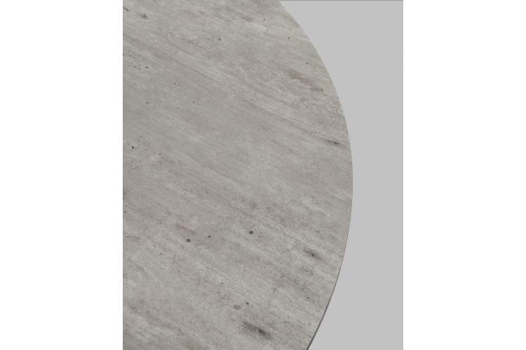 Стол круглый Стивенсон D120 столешница HPL метрополитан-7