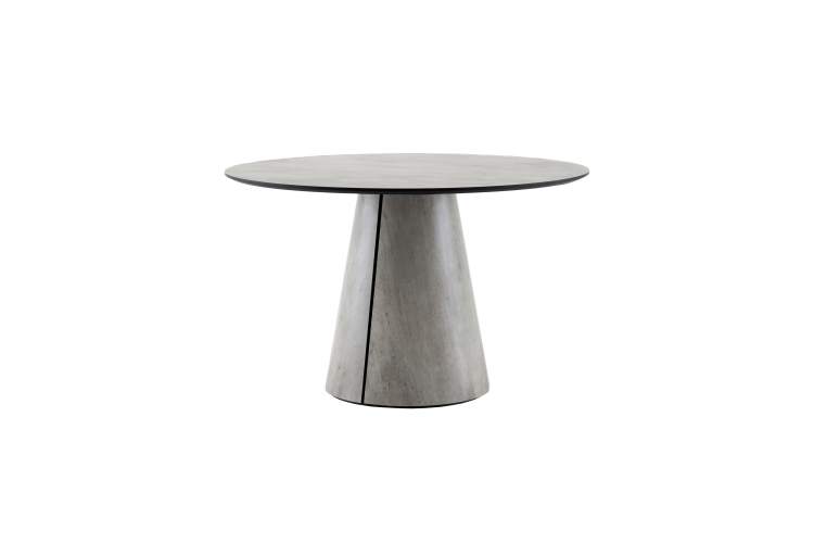 Стол круглый Стивенсон D120 столешница HPL метрополитан