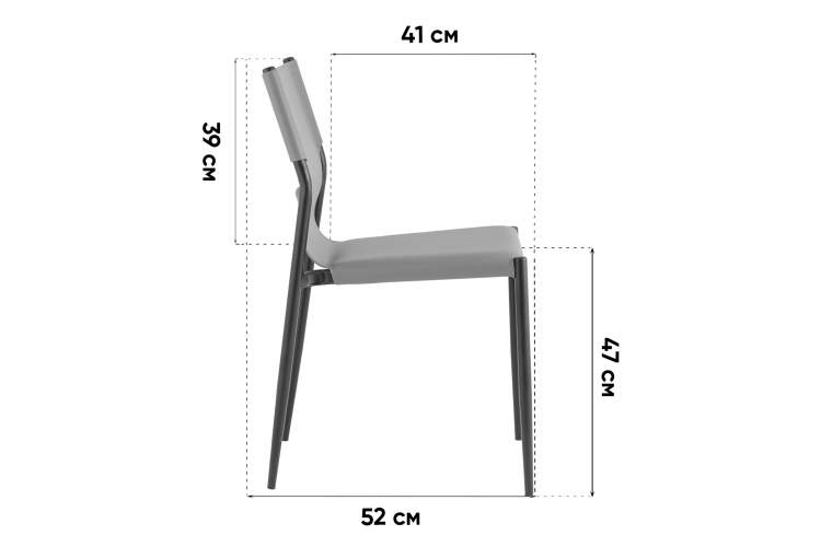 Стул обеденный West коричневый NC-9