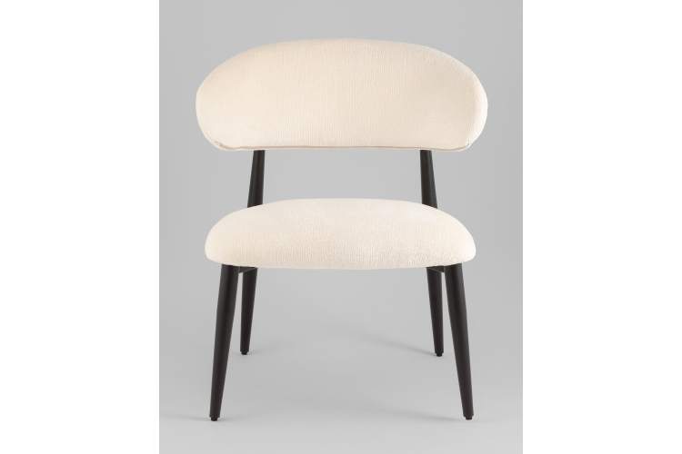 Кресло лаунж Ayla молочный-2