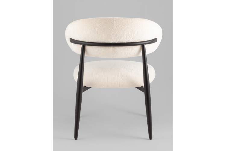 Кресло лаунж Ayla молочный-4