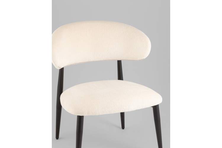 Кресло лаунж Ayla молочный-7