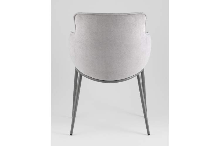 Стул Твигги велюр серый, каркас серый-4