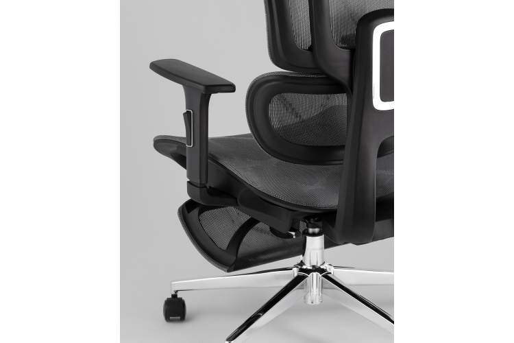 Кресло офисное TopChairs Nimbus серый-6