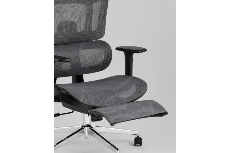 Кресло офисное TopChairs Nimbus серый-8