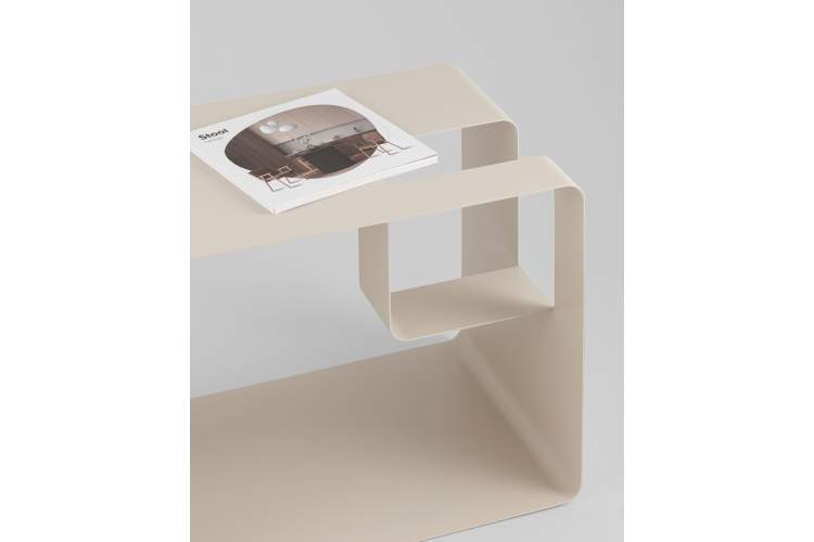 Журнальный столик Viwa металл светло-серый STOOL GROUP-7