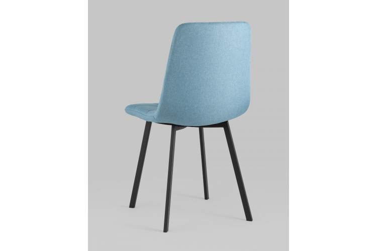 Стул Chilly рогожка голубой-5