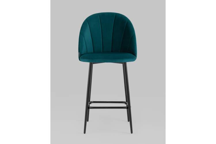 Стул полубарный Логан SN велюр изумрудный-2