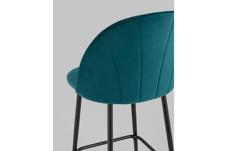 Стул полубарный Логан SN велюр изумрудный-6