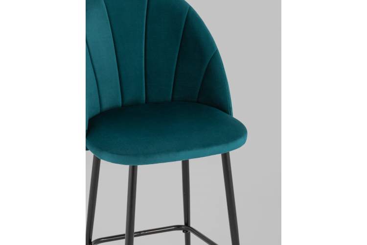 Стул полубарный Логан SN велюр изумрудный-7