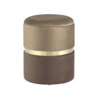 Пуф Кэрри с ящиком велюр коричневый