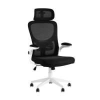 Кресло офисное TopChairs Airone белый с черной сеткой