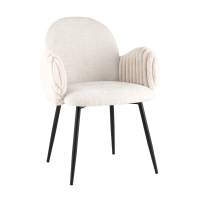 Стул обеденный Wave Stripes букле светло-серый