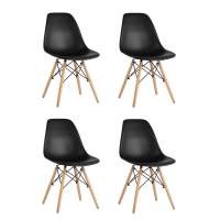 Стул Стул Eames Style DSW черный x4 (разборный каркас) Стул Стул Eames Style DSW черный x4 (разборный каркас)