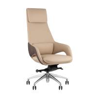 Кресло руководителя TopChairs Reign бежевый